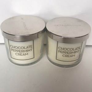 Bath & Body works Chocolate Peppermint candles
